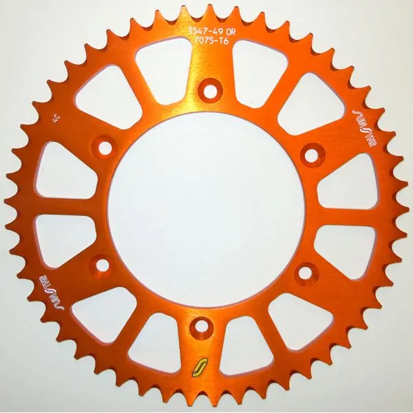 Sunstar Works Triplestar Aluminum Rear Sprocket (5-354751Or) 1