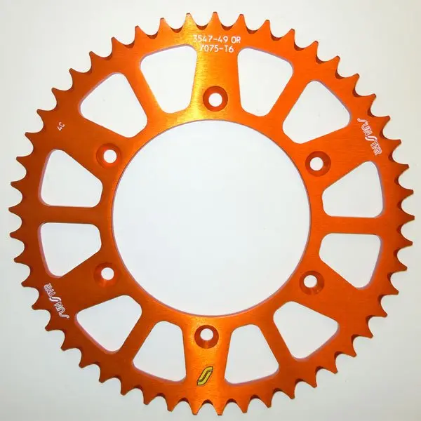 Sunstar Works Triplestar Aluminum Rear Sprocket (5-354752Or) 1