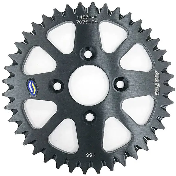 Sunstar Works Triplestar Aluminum Rear Sprockets (5-145740Bk) 1