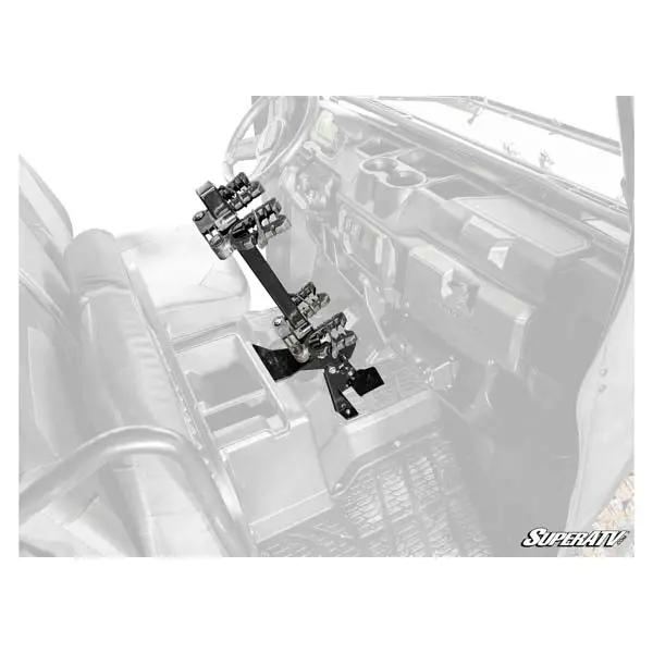Super Atv Satv Floor Mount Gun Holdr Pol (Fmgh-P-Ran1k-00) 1