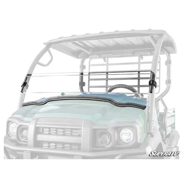 Super Atv Satv Half Windshield Kaw (Hws-K-Mule-Sx-75) 1