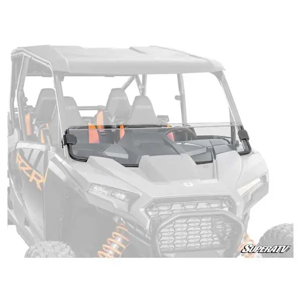 Super Atv Satv Half Windshield Pol (Hws-P-Rzrxp-001-75) 1