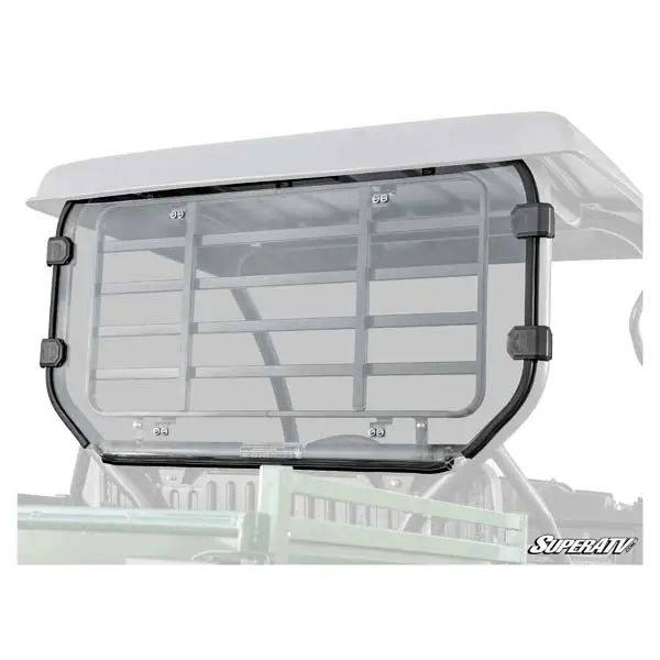 Super Atv Satv Rear Windshield Kaw (Rws-K-Mule-Sx-76) 1