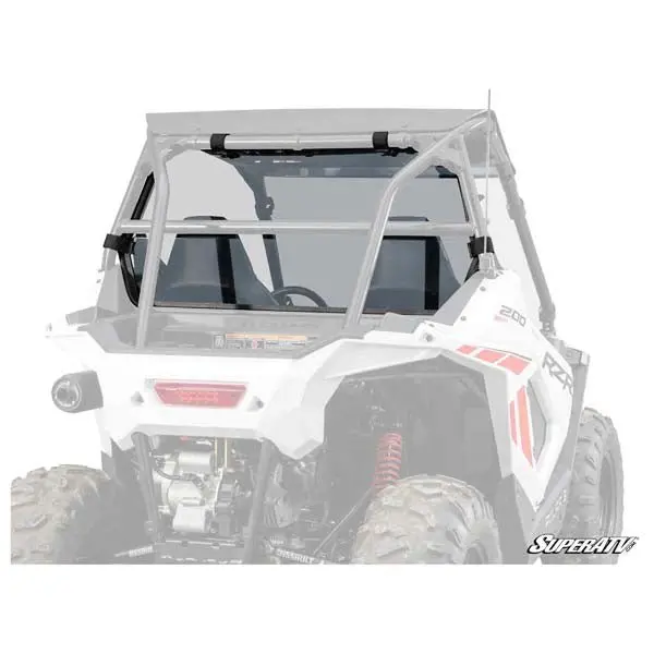 Super Atv Satv Rear Windshield Polaris (Rws-P-Rzr200-76) 1