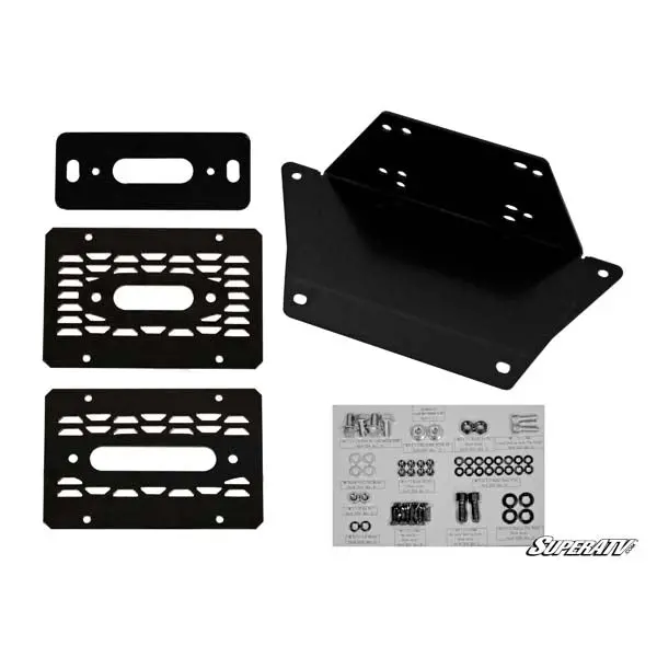 Super Atv Satv Winch Mount Polaris (Wm-P-Ran900-13-00100) 1