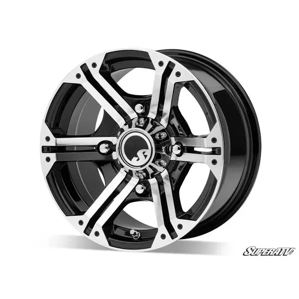 Super Atv Superatv 14" Bandit Wheels H-Series Black (Ban-14/7-4/156-H12) 1