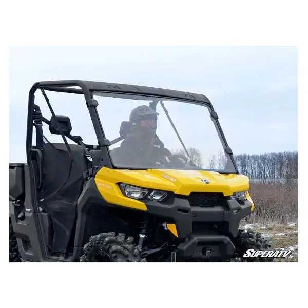 Super Atv Superatv Full Windshield Clear Scratch Resistant Poly (Ws-Ca-Def-70) 1