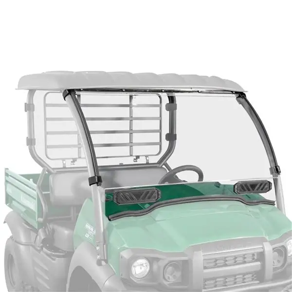 Superatv Windshield Full Vented Clr Kawa 1