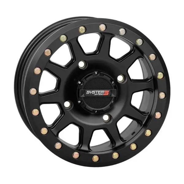 System 3 14X7 4/110 5+2Sb3 30Mmwheel Beadlock Bk 1