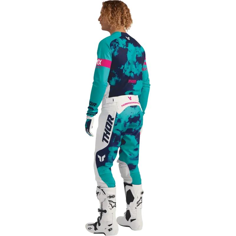 Thor Jersey Launchmode Bleach Wht/Aq 6