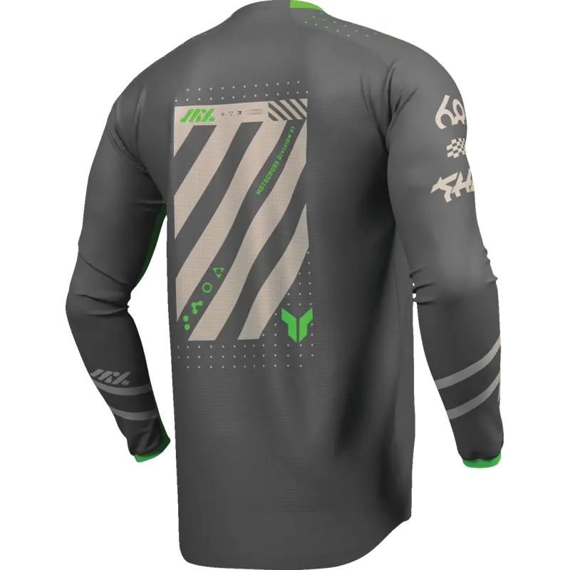 Thor Jersey Launchmode Futura Char/Grn 4