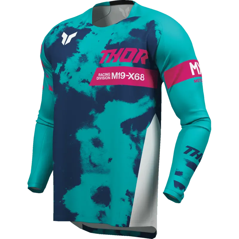 Thor Jersey Yth Launchmode Bleach Wt/Aq 1