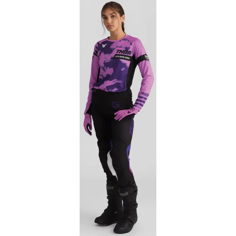 Thor Pant Wmn Launchmode Bleach Blk/Orch 5