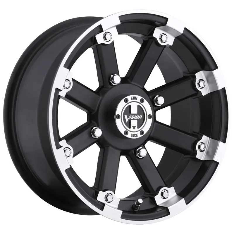 Vision Wheels Lock Out Wheelblack 14X7 (4+3) 4/110 1