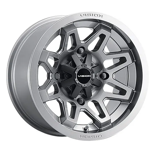 Vision Wheels Se7en Wheel Gunmetal 12Xl7 (4+2.5) 4/156 1