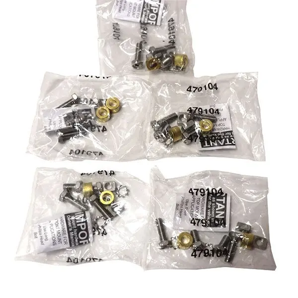 Yuasa Battery Replacement 12Mm Nut/Bolt Set 2 Pack (Nut & Bolt Set Yix30) 1