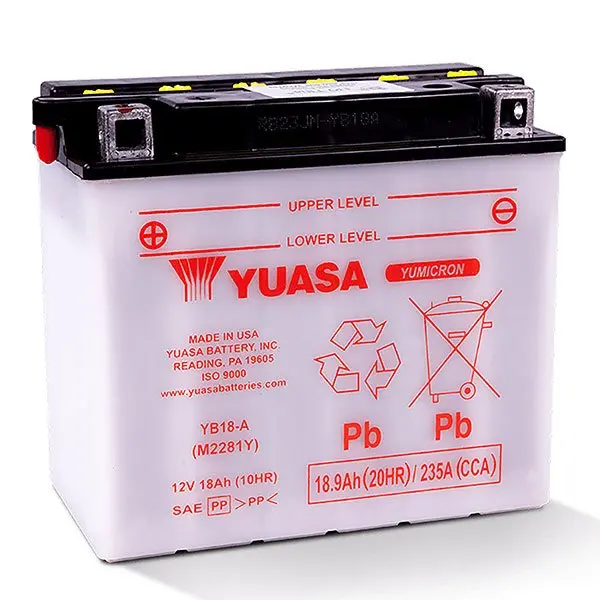 Yuasa Yb18-A Yumicron 12V Battery 1