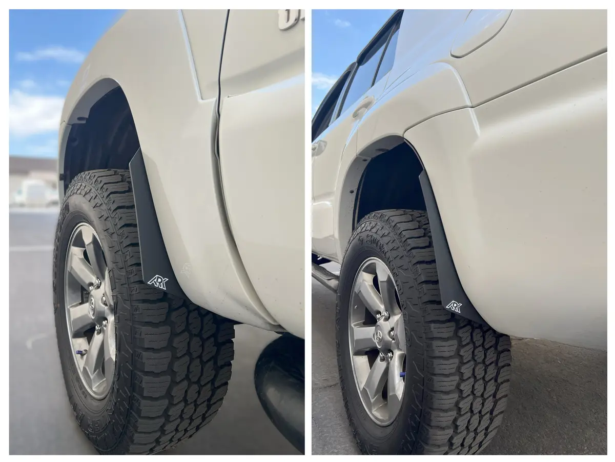 Micro Flare Mud Flap Delete Kit For 2006–2009 Toyota 4Runner 1