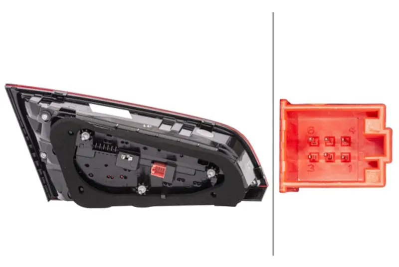 Hella Oem-Style Right Rear Tail Light Assembly For 2017–2018 Audi A3 1