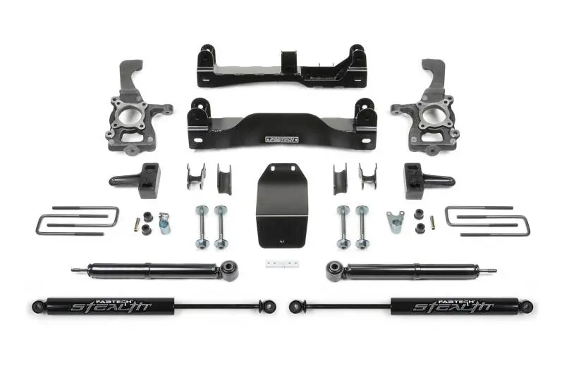 Fabtech 4-Inch Basic Lift System For 2009–2013 Ford F-150 4Wd With Rear Stealth Shocks 1