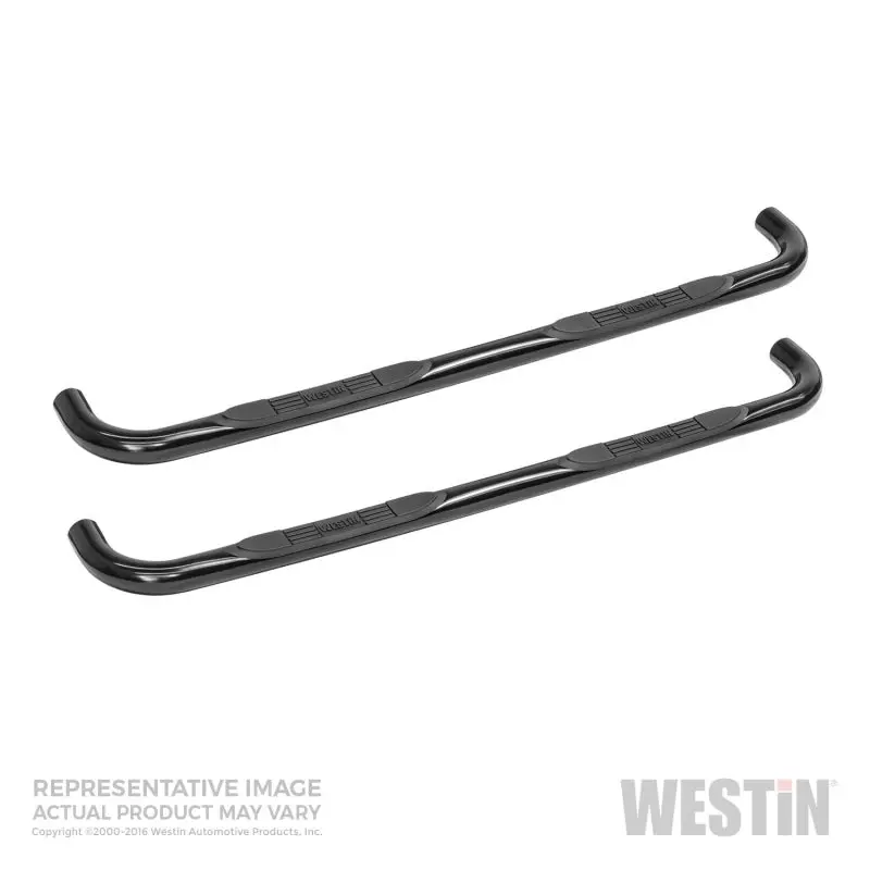 Westin 2005-2011 Dodge Dakota Club Cab E-Series 3 Nerf Step Bars - Black 1