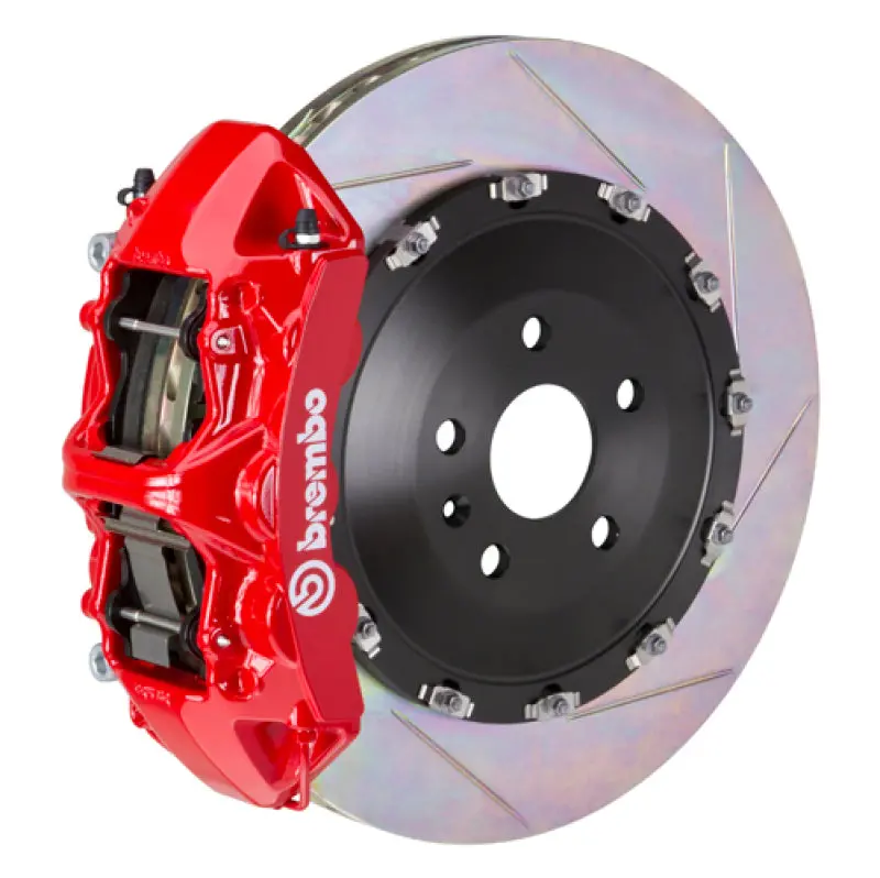 Brembo 16-22 Glc-Class (X253/C253) Front Gt Bbk 6 Piston Cast 405X34 2Pc Rotor Slotted Type-1-Red 1
