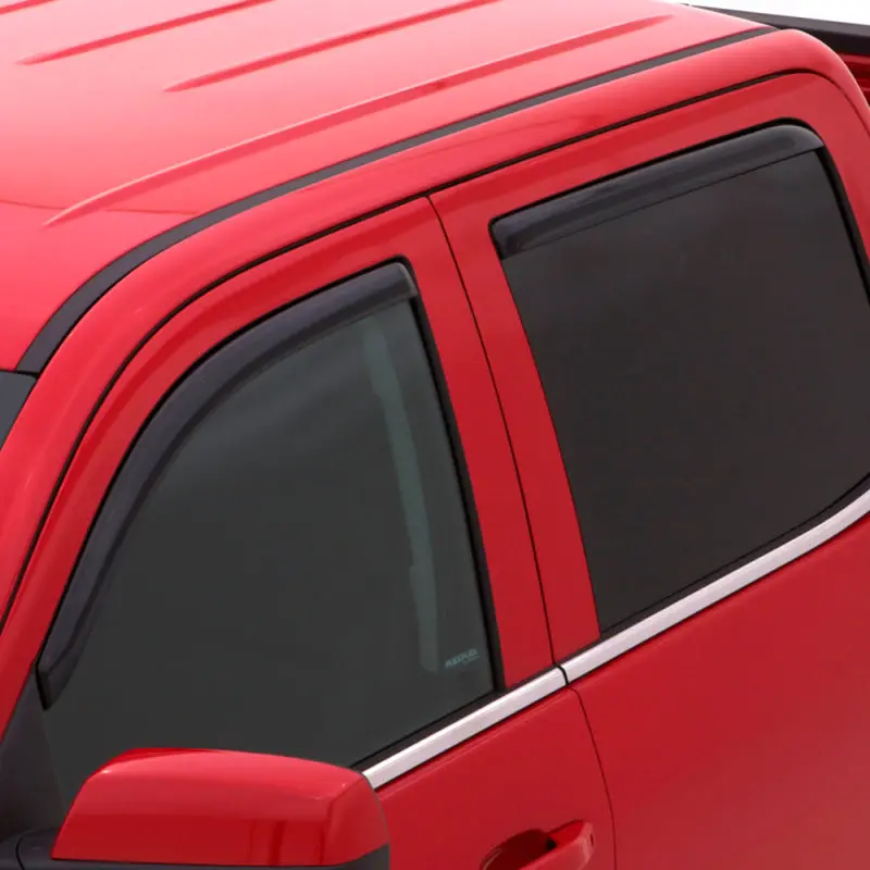 Avs 16-18 Honda Pilot Ventvisor In-Channel Front & Rear Window Deflectors 4Pc - Smoke 1