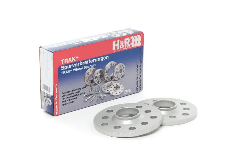 H&R Trak+ 23Mm Bolt-On Wheel Spacers – 5×130, 71.6Mm Cb, M14×1.5 Thread – Black 1