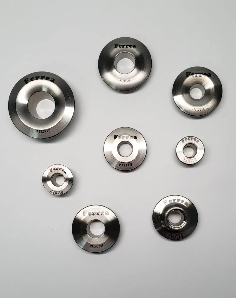 Ferrea Titanium Valve Retainers For Ford 2.3L Ecoboost – 7-Degree Pro Cnc Machined, Single Spring Setup (Drop Ship) 1