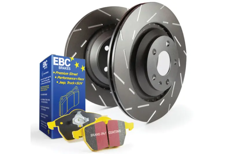 Ebc S9 Brake Kit: Yellowstuff Pads + Usr Drilled & Slotted Rotors 1