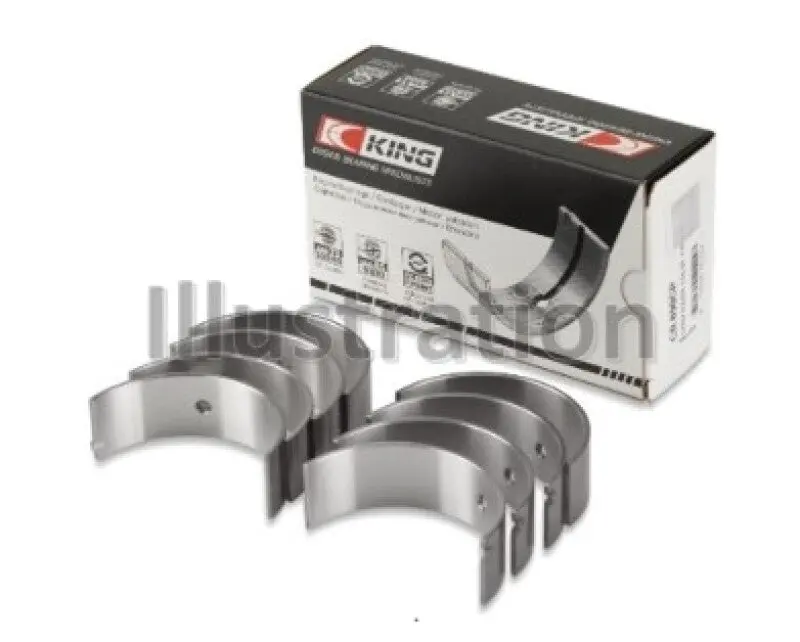 King Engine Bearings Connecting Rod Set – Oversize +0.75Mm For Saab B20/B20E/B202/Bz20 Engines 1