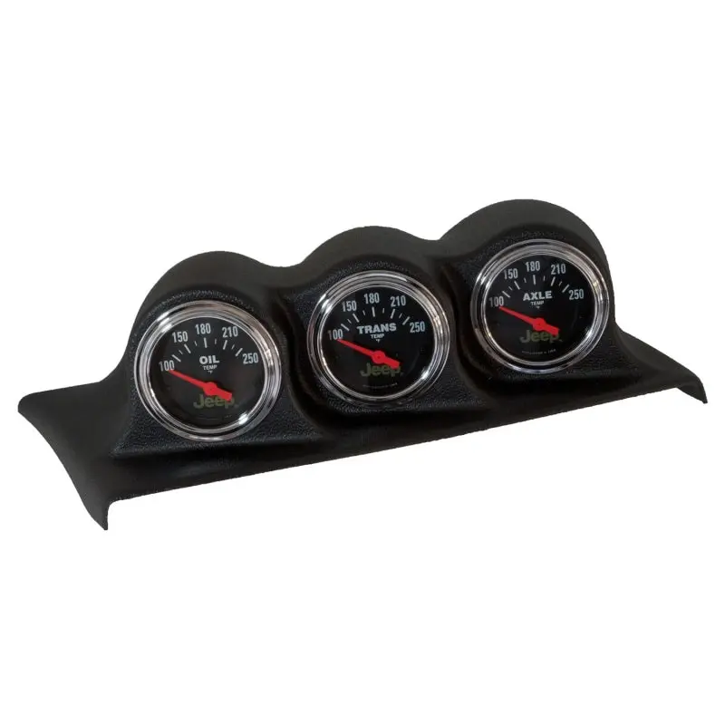 Autometer Triple-Gauge Dash Pod For 2007–2010 Jeep Wrangler Jk (2.0625-Inch Fit) 2