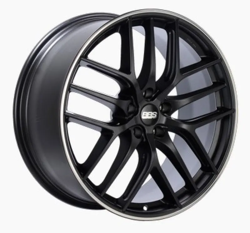 Bbs Cc-R 20X9 5X112 Et38 Satin Black Polished Rim Protector Wheel -82Mm Pfs/Clip Required 1