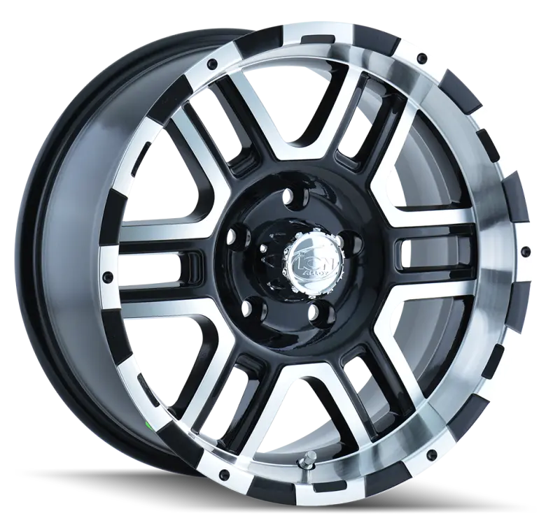 Ion Type 179 Black/Machined 18X9-Inch Wheel – 8X165.1, 12Mm Offset, 130.8Mm Hub Bore 1