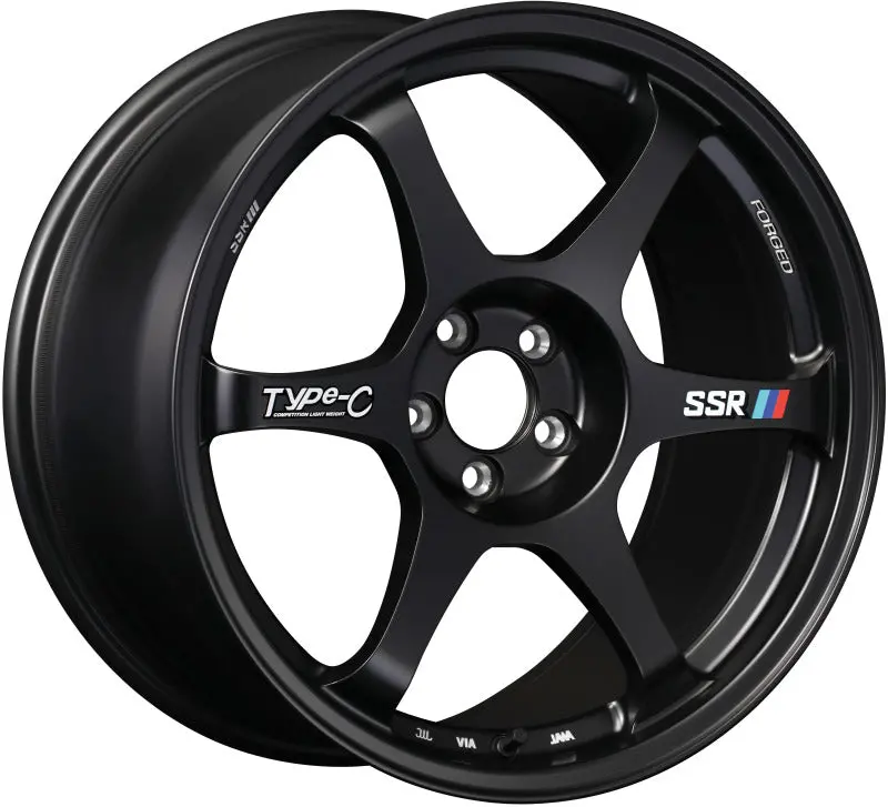 Ssr Type-C Forged 18X9.5 +45 5/100 - Sprint Black Wheel 1