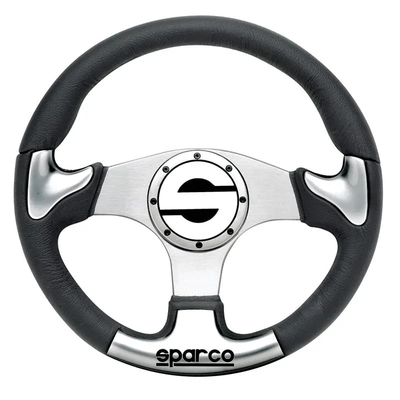 Sparco Strwhl-P 222 Steering Wheel – Matte Black Finish 1