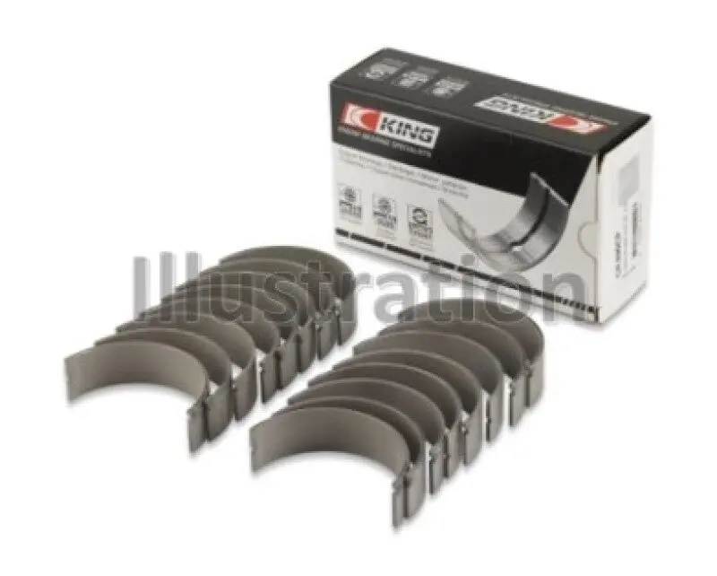 King Engine Bearings Connecting Rod Bearing Set – Gm 250/273/300 16V Engines, Oversize +1.0Mm 1