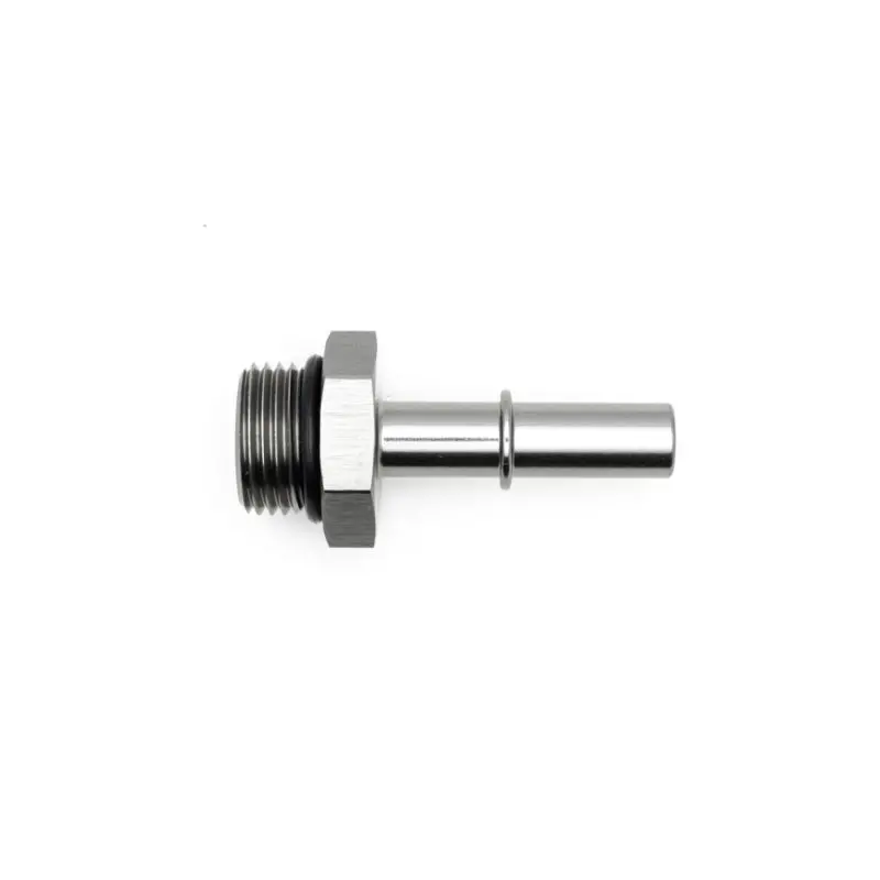 Deatschwerks 8An Orb To 3/8" Male Efi Quick-Connect Adapter – Matte Black Anodized 1