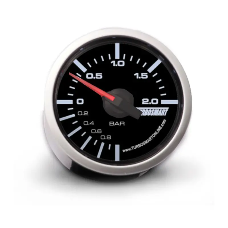 Turbosmart 0–2 Bar Boost Pressure Gauge – 52Mm Analog Dial With Illuminated Face 1
