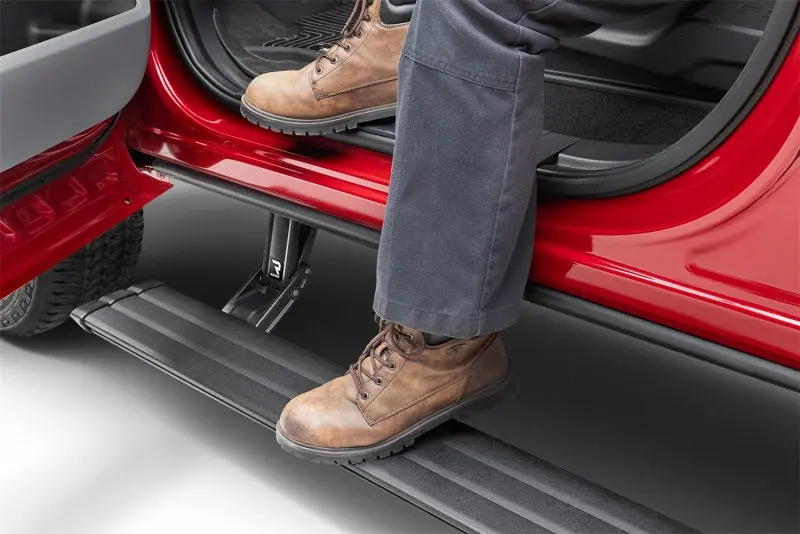 Amp Research Powerstep Vision Electric Running Board For 2018 Ram 1500 Crew Cab 1