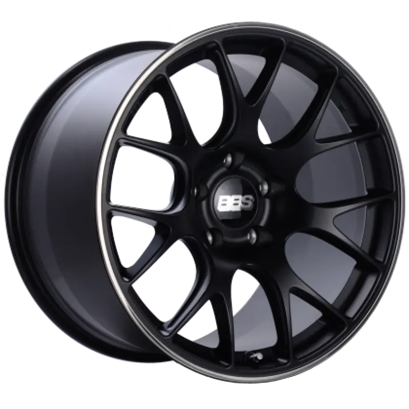 Bbs Ch-R 19X9.5 5X120 Et35 Satin Black Polished Rim Protector Wheel -82Mm Pfs/Clip Required 1