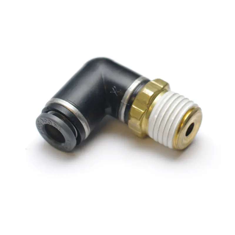 Ridetech Airline Fitting Swivel Elbow 1/8In Npt To 3/8In Airline 1