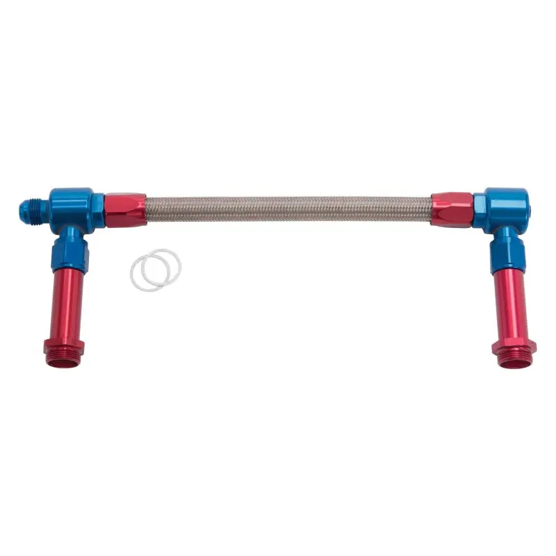 Russell Performance Proflex -8 An Dual-Inlet Holley 4500 Carburetor Kit – Red/Blue 1