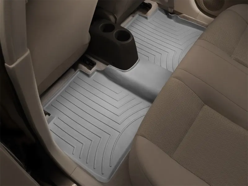 Wt Floorliner Rear Floor Mat – Gray Heavy-Duty Trim-To-Fit Liner 1