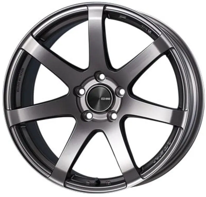 Enkei Pf07 18X8 5X100 45Mm Offset 75Mm Bore Dark Silver Wheel 1