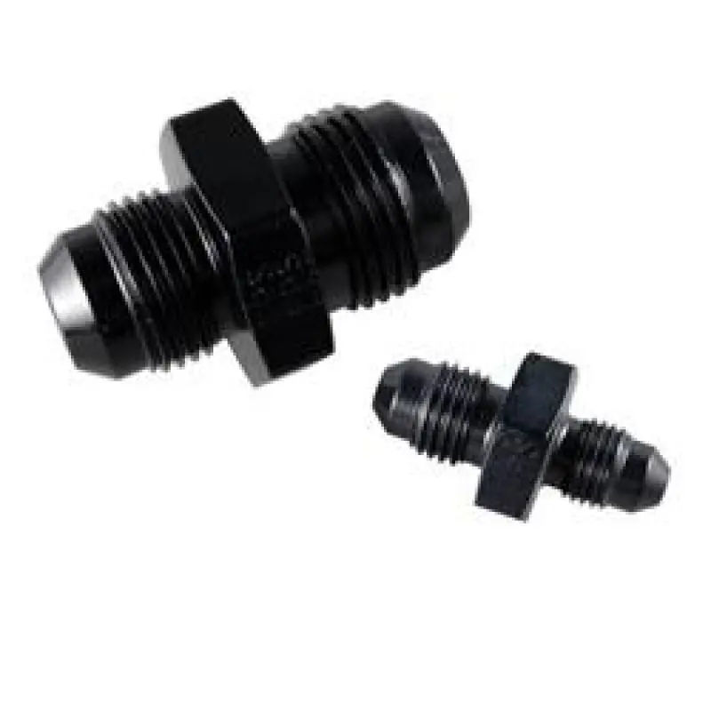 Fragola –10An To –16An Male Reducer Fitting – Black Anodized 1