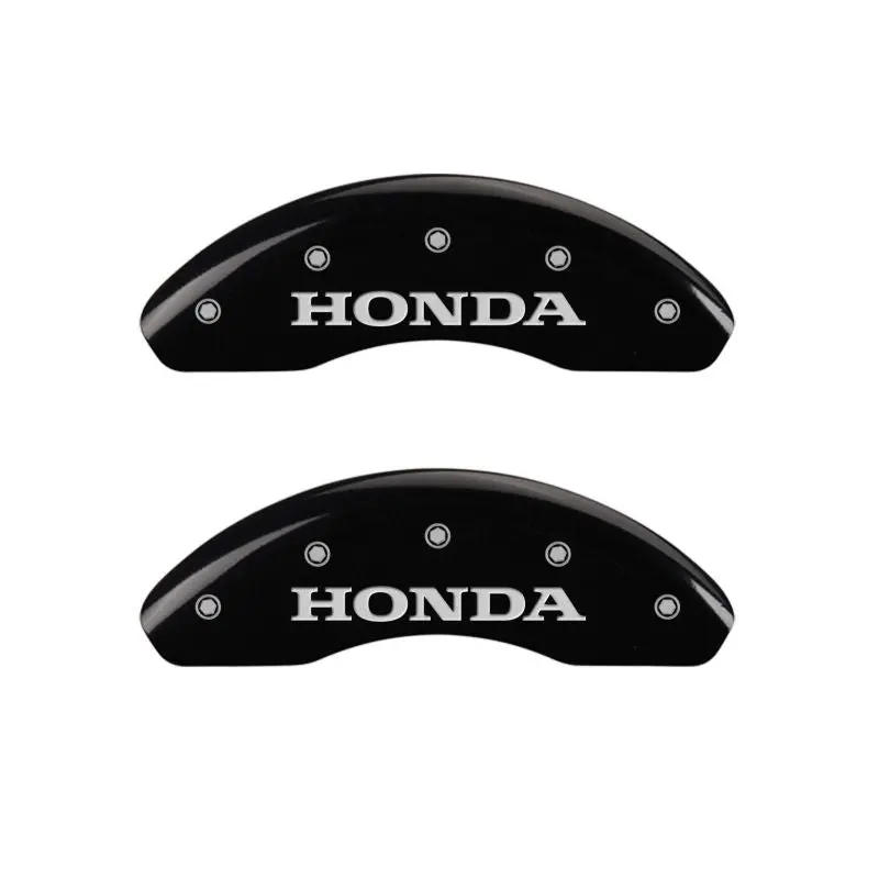 Mgp Engraved Brake Caliper Covers For Honda Cr-V – Front & Rear Set In Black With Silver Accents 1