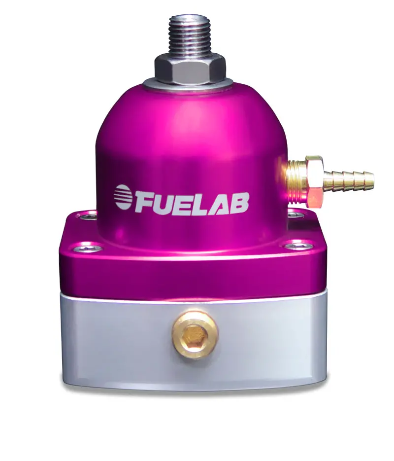Fuelab 535 Tbi Adjustable Mini Fpr 10-25 Psi (2) -6An In (1) -6An Return - Purple 1