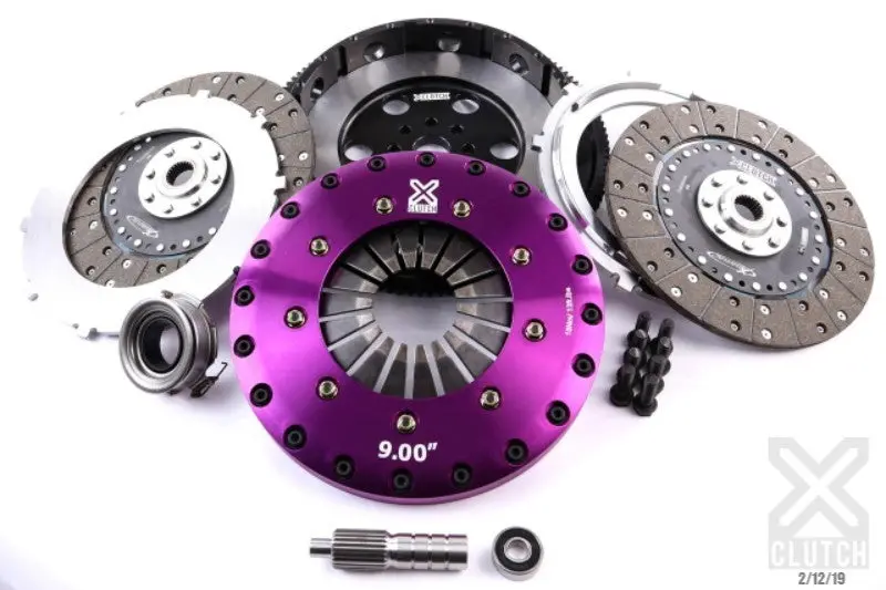 Xclutch Twin-Plate Organic Clutch Kit – 9-Inch, For 2013–2020 Subaru Brz 2.0L 1