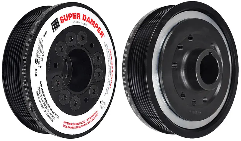Ati Aluminum Harmonic Damper – 5.67" Diameter, 6-Groove, 7% Overdrive – Compatible With Honda F20/F22 Engines 1